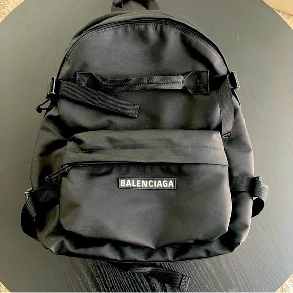 Balenciaga MEN'S SKI BACKPACK IN BLACK